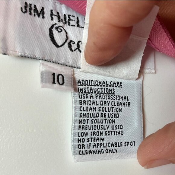 Y2K Semiformal Maxi Dress Prom Gown Satin Back Taffeta Orange Pink Creamsicle - Picture 8 of 10